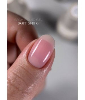 Гель Saga professional LIQUID SOFT SKIN №06, 15 мл